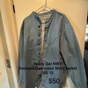 Nasty Gal Light Blue Denim Jacket